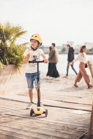 SCOOTANDRIDE Kask S-M dla dzieci 3+ Lemon