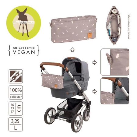 Lassig Casual Label Organizer do wózka Blocks taupe