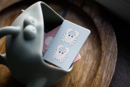 Silikonowe karty do gry Scrunch - Ciemny Szary