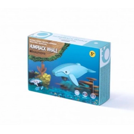 Halftoys Magnetyczny Składany Wieloryb Humbak