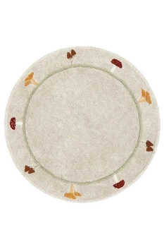 Dywan do prania grzybki Chanterelle Ø140