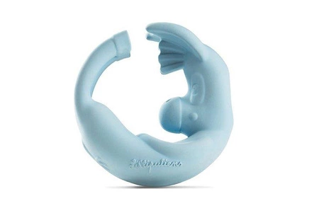 LILLIPUTIENS Grzechotka gryzak z naturalnego kauczuku Osiołek Ignace 3 m+ ECO