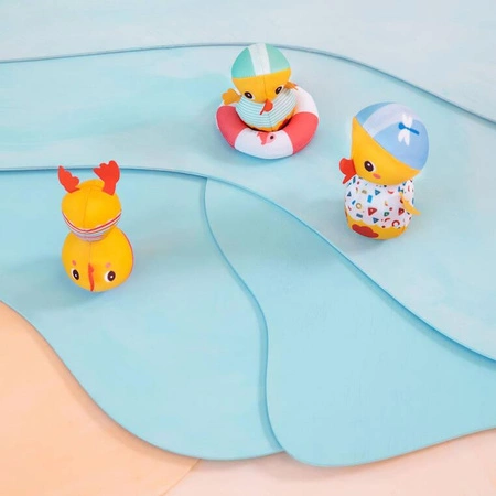 LILLIPUTIENS 3 kaczuszki do kąpieli Nauka pływania 9 m+