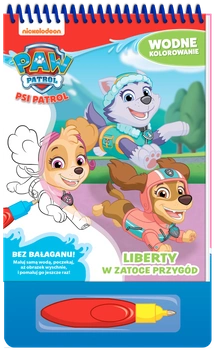 Liberty w zatoce przygód. Psi Patrol. Wodne kolorowanie