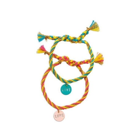 Zestaw do tworzenia biżuterii Bransoletki przyjaźni 8+, Janod