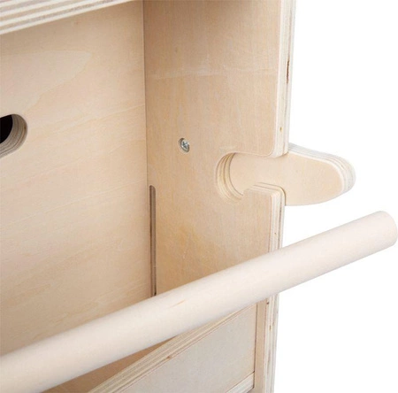 Drewniana skrzynia na zabawki z siedziskiem regał Słoń Small Foot 12423