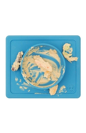 EZPZ Silikonowa miseczka z podkładką 2w1 Mini Bowl niebieski