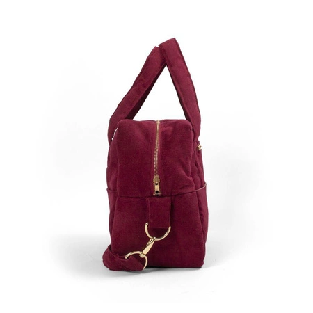Filibabba Torba Nursing bag Sztruks Deeply Red