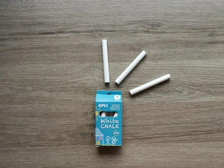 Kredy białe Apli Kids - 10 sztuk