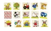 Memo gospodarstwo, 32 elementy, 56890-goki - gry drewniane