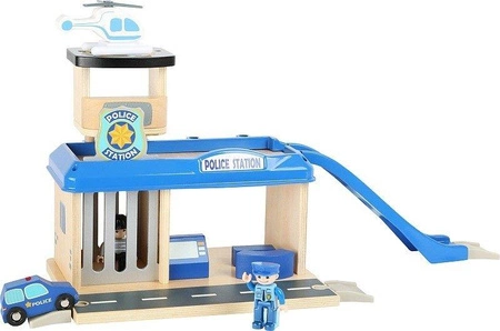 Drewniana siedziba policji 10899-Small Foot World, dodatki do kolejki