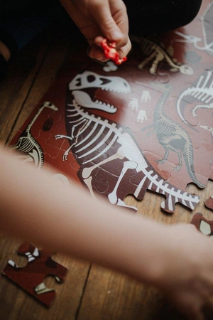 Mudpuppy Puzzle dwustronne Dinozaury 100 elementów 6+