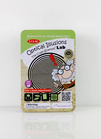 Zestaw do robienia eksperymentów Purple Cow - Iluzje optyczne
