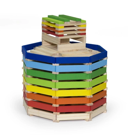 Viga Drewniane Klocki konstrukcyjne Budynki