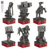 Minecraft Chess Set Overworld Heroes vs. Hostile Mobs Szachy