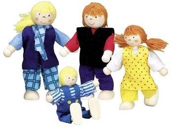 Rówieśnicy - lalki drewniane, Goki