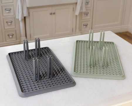 EZPZ Silikonowa suszarka do naczyń szara