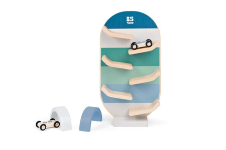 BS Toys, drewniana zjeżdżalnia tor samochodowy