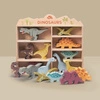 Drewniane figurki do zabawy - dinozaury, Tender Leaf Toys