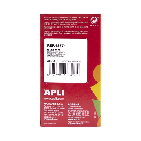 Zestaw naklejek w rolce Apli Kids - Emocje