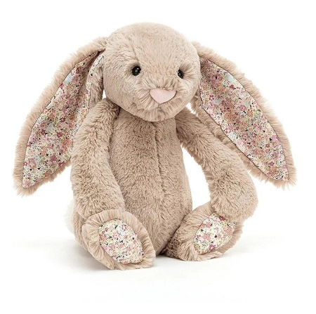 JellyCat Blossom Królik beżowy k.uszy 31cm