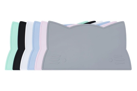 Silikonowa podkładka Kotek We Might Be Tiny - Pure Black