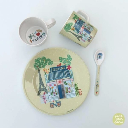 Talerz deserowy fi 20 cm Paryż Emilii | Petit Jour Paris®
