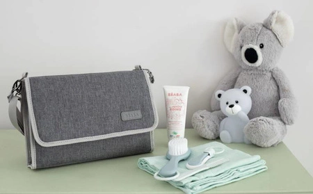 Beaba Przewijak podróżny z etui na akcesoria Heather Grey