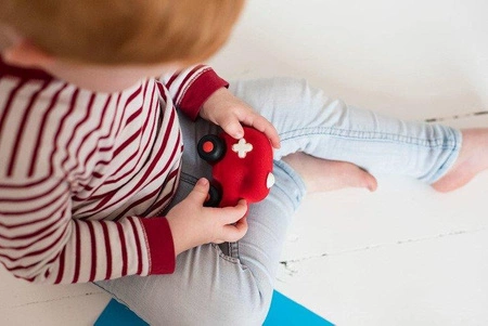 Rubbabu Karetka sensoryczna czerwona (uzupełnienie asortymentu A – indeks 20318)