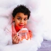 Glo Pals, Słoik sensoryczny do napełniania wodą, kolor szary, Cozy Cloud