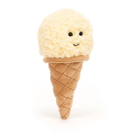 JellyCat Irresistible Ice Cream Vanilla- Lody waniliowe 18x8 cm