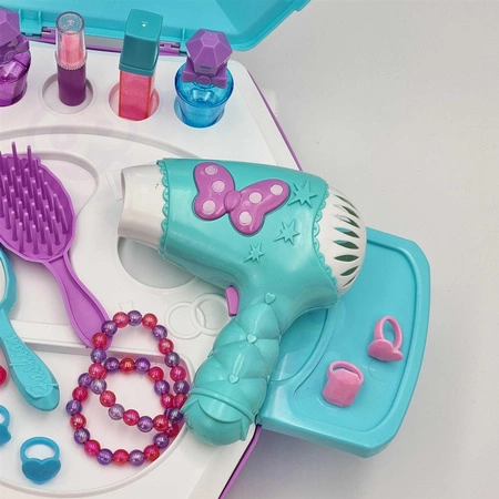 WOOPIE Toaletka dla Dziewczynki 2w1 Salon Piękności w Walizce