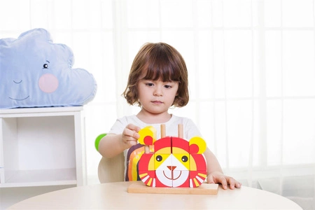 Kreatywne Drewniane Klocki Przestrzenne 3d Classic World LEW