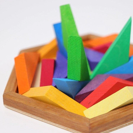 Układanka Duża Gwiazda, kolorowa, 3+, Grimm's