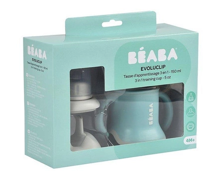 Beaba Kubeczek ewolucyjny treningowy 3 w 1 airy green