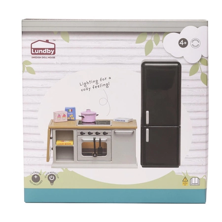 Zestaw Kuchenka + Lodówka Lundby