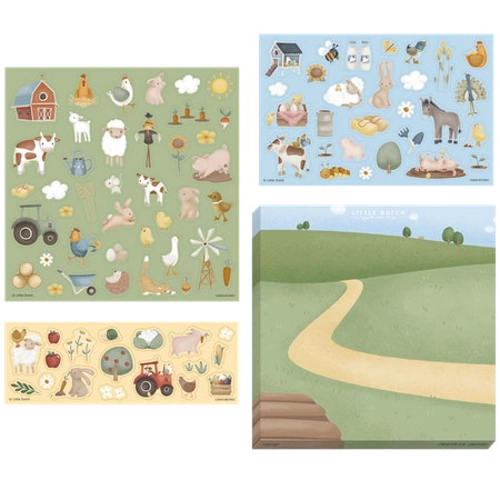 Little Dutch Zestaw naklejek Little Farm 125643
