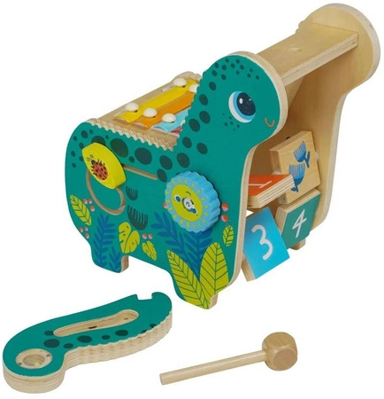 Drewniana zabawka muzyczna dla dzieci dinozaur Diego Manhattan Toy 162650