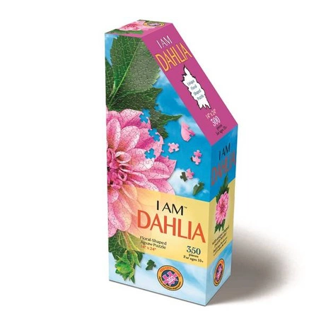 MADD CAPP, Puzzle konturowe I AM - Dalie 350 elem.