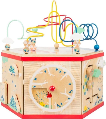 Drewniana kostka edukacyjna XL Przesuń to 11051-small foot design, zabawki motoryczne