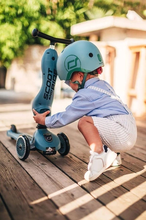 SCOOTANDRIDE Highwaykick 1 2w1 Jeździk i hulajnoga 1-5 lat Steel