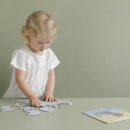 Little Dutch Puzzle 4 rodzaje zwierzątek Little Goose LD4754
