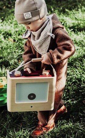 Drewniana kempingowa kuchnia dla dzieci z akcesoriami Tasty Small Foot 12390