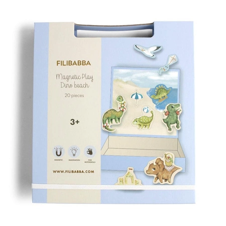 Filibabba Gra magnetyczna Dino Beach