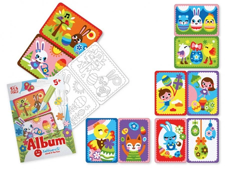 Album do kolorowania piaskiem Easter Card 5l+ SABBIARELLI
