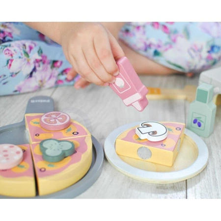 VIGA PolarB Drewniany Zestaw do Robienia Pizzy Piec Akcesoria