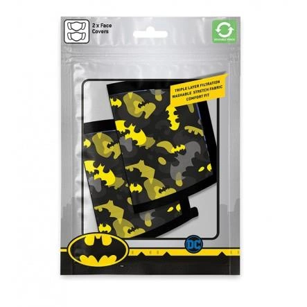 Maseczki na twarz BATMAN (CAMO YELLOW) (2 szt)
