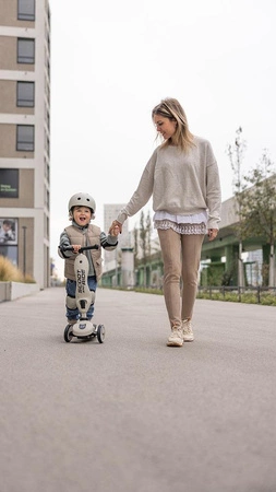 SCOOTANDRIDE Zestaw ochraniaczy dla dzieci XXS Ash