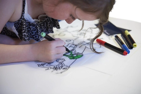 Mata do kolorowania wielokrotnego użytku Scrunch - Nad morzem