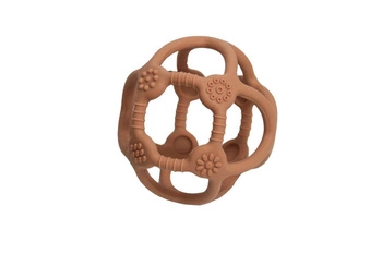 B-Silikonowa piłeczka gryzak terracota